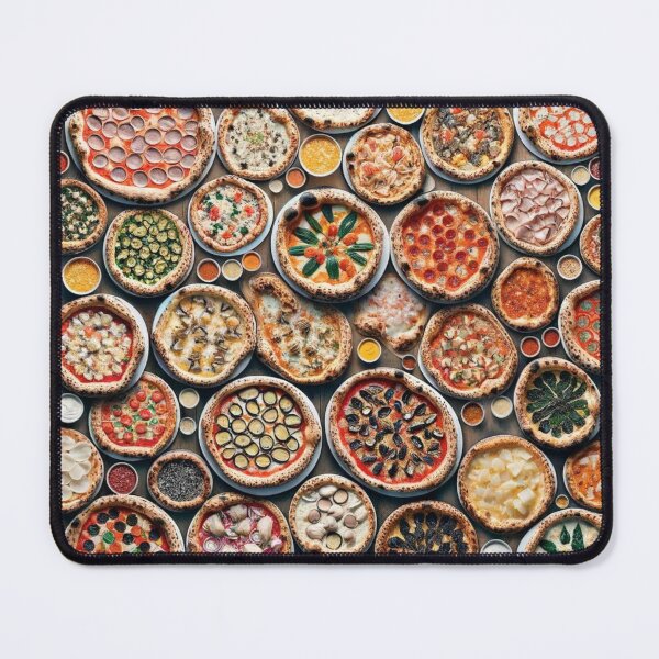 Item preview, The Pizza Mosaic: A Gastronomic Tapestry designed and sold by LuxProCoolShirt.