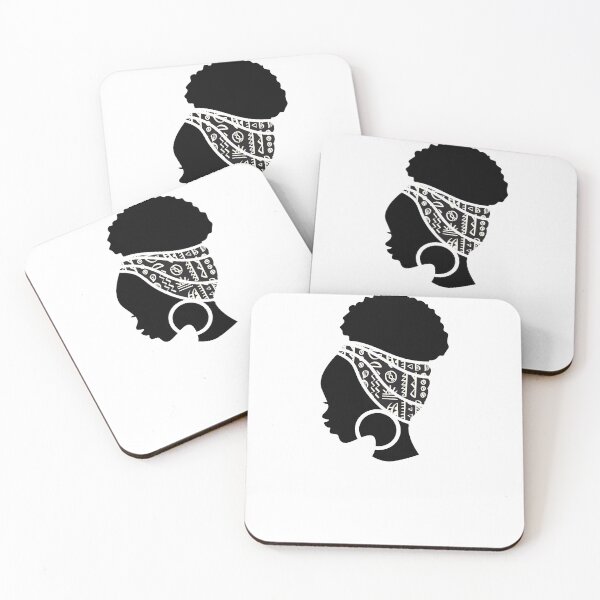 Item preview, Afro Woman with African Patten, Black History  designed and sold by Logiamerch.