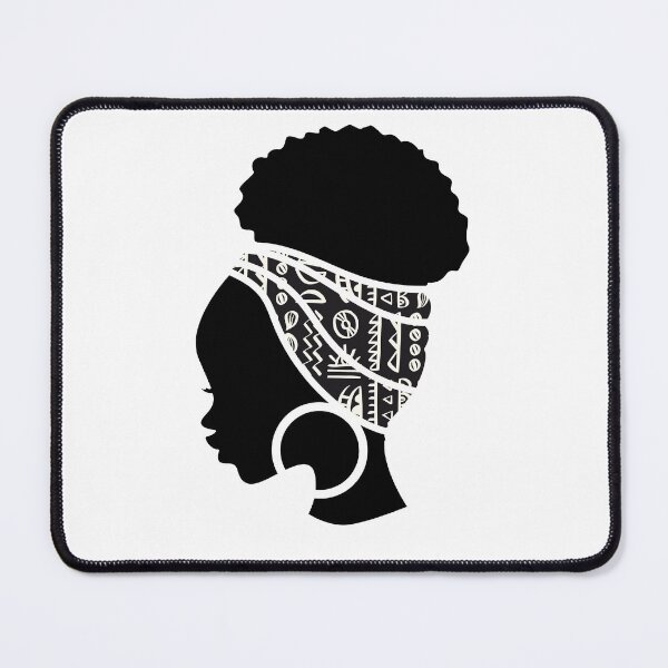 Item preview, Afro Woman with African Patten, Black History  designed and sold by Logiamerch.