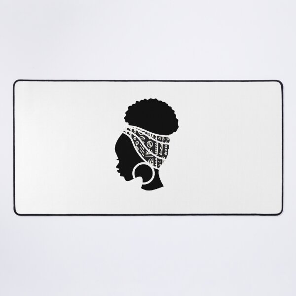 Item preview, Afro Woman with African Patten, Black History  designed and sold by Logiamerch.