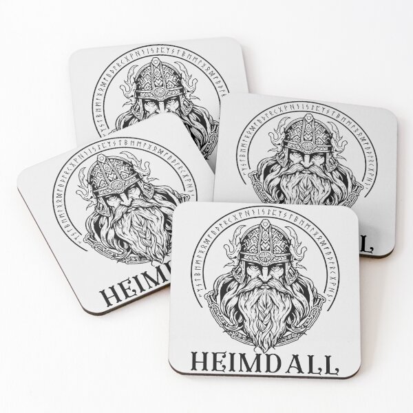 Item preview, Heimdall Viking God of Norse Mythology Heimdal runes designed and sold by Lady-Frost.