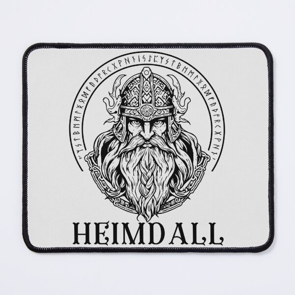 Item preview, Heimdall Viking God of Norse Mythology Heimdal runes designed and sold by Lady-Frost.