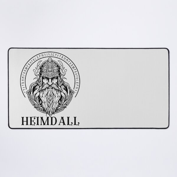 Item preview, Heimdall Viking God of Norse Mythology Heimdal runes designed and sold by Lady-Frost.