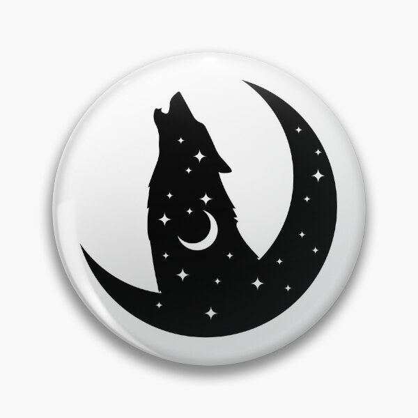 Artikelvorschau, Wolf Moon Black Kunst entworfen und verkauft von kriszlvn.