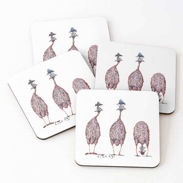 Item preview, Three Emu Family designed and sold by EJCairns.
