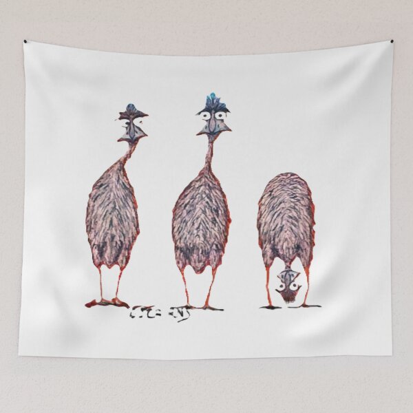 Item preview, Three Emu Family designed and sold by EJCairns.