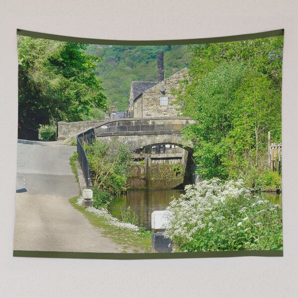 Item preview, Rochdale Canal Hebden Bridge  designed and sold by Alisonchambers2.
