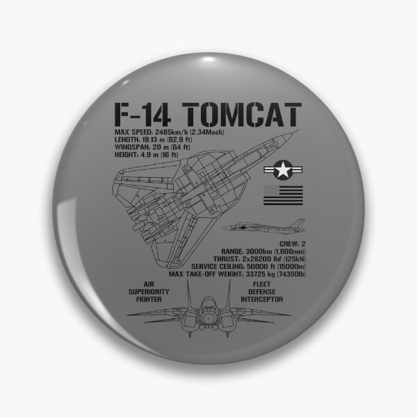 Item preview, F-14 Tomcat Fighter Jet Specs Military Airplane F14 Tomcat Gear designed and sold by DynamicDesign.