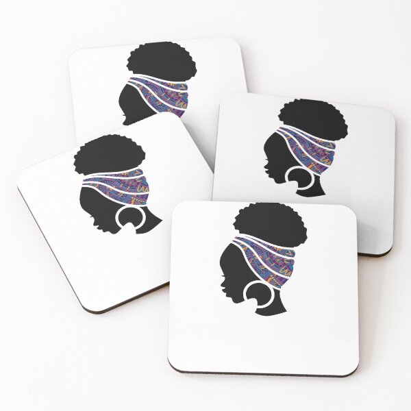 Item preview, Afro Woman with African Patten, Black History  designed and sold by Logiamerch.