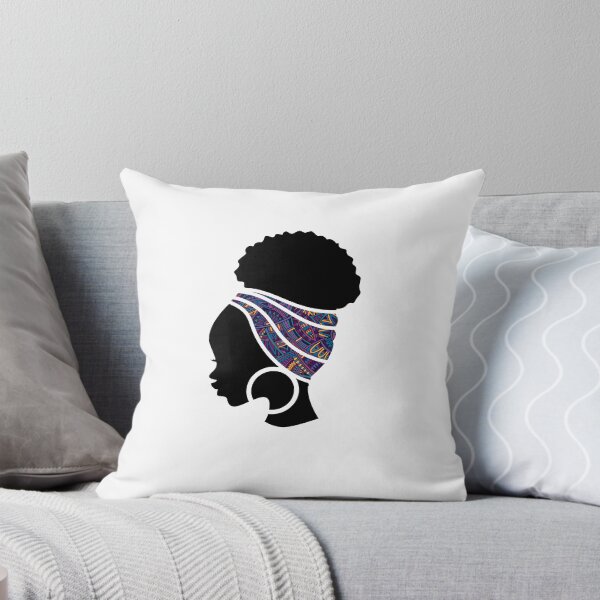 Item preview, Afro Woman with African Patten, Black History  designed and sold by Logiamerch.
