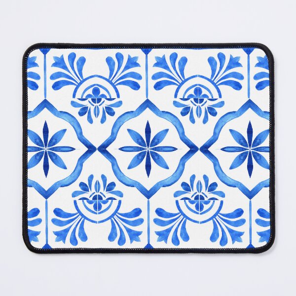 Item preview, Blue and White Ceramic Pattern designed and sold by Inspirely.