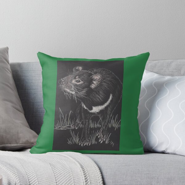 Item preview, Tasmanian devil, Scraper board image  designed and sold by Nature in Tasmania.