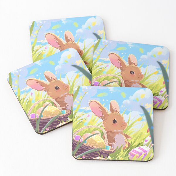 Item preview, Colorful Bunny Wonderland designed and sold by cute-animals99.