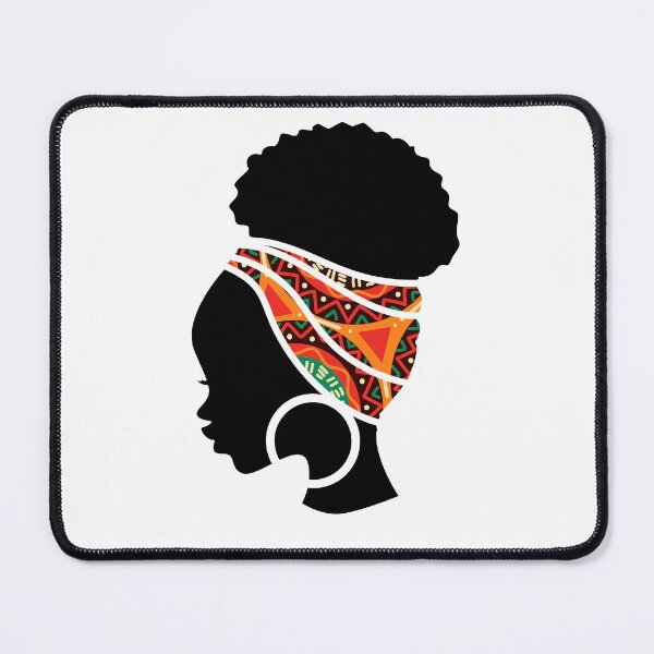 Item preview, Afro Woman with African Patten, Black History  designed and sold by Logiamerch.
