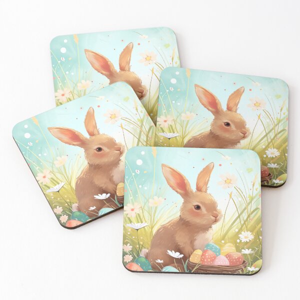 Item preview, Colorful Easter Bunny designed and sold by cute-animals99.