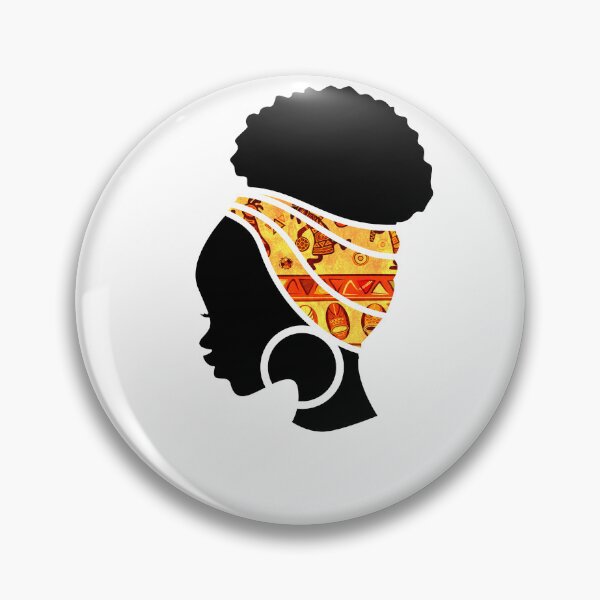 Item preview, Afro Woman with African Patten, Black History  designed and sold by Logiamerch.