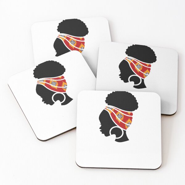 Item preview, Afro Woman with African Patten, Black History  designed and sold by Logiamerch.