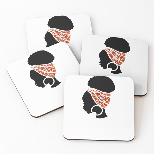 Item preview, Afro Woman with African Patten, Black History  designed and sold by Logiamerch.