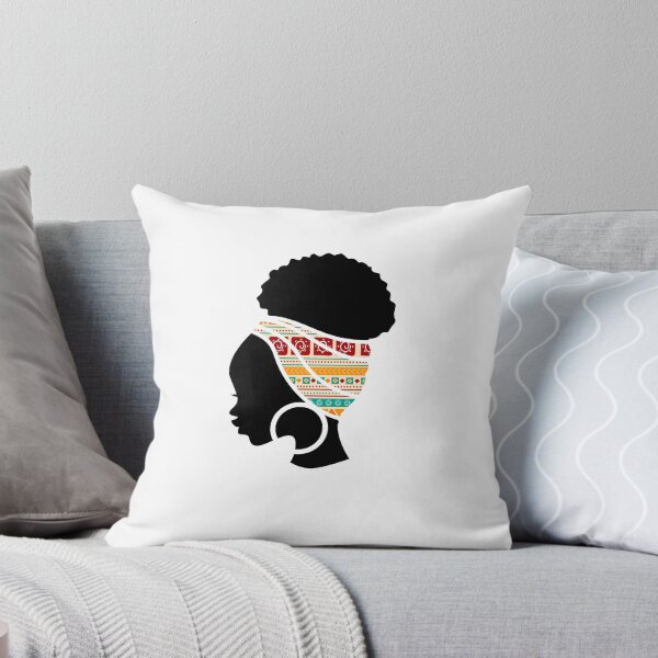 Item preview, Afro Woman with African Patten, Black History  designed and sold by Logiamerch.