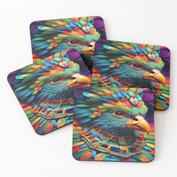 Item preview, Quetzal Huichol Art designed and sold by Atelier-Arcano.