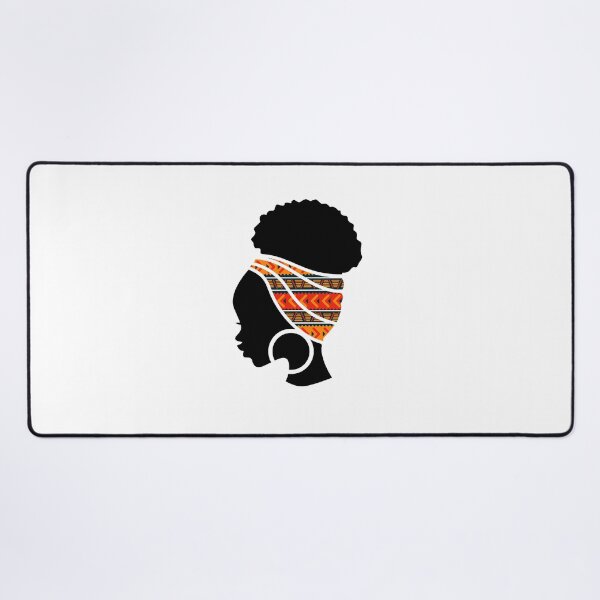Item preview, Afro Woman with African Patten, Black History  designed and sold by Logiamerch.