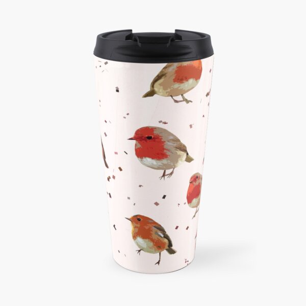 That red,red Robin Travel Mug