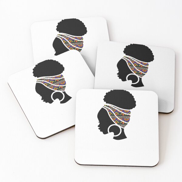 Item preview, Afro Woman with African Patten, Black History  designed and sold by Logiamerch.