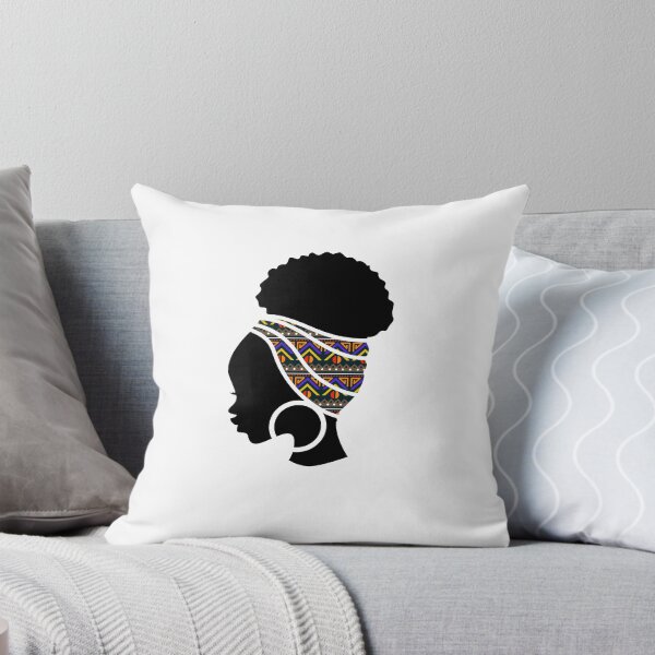 Item preview, Afro Woman with African Patten, Black History  designed and sold by Logiamerch.