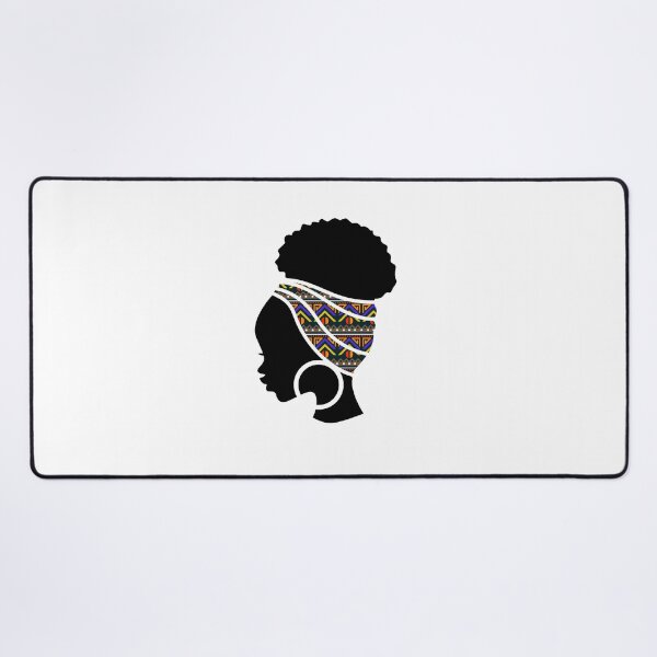 Item preview, Afro Woman with African Patten, Black History  designed and sold by Logiamerch.