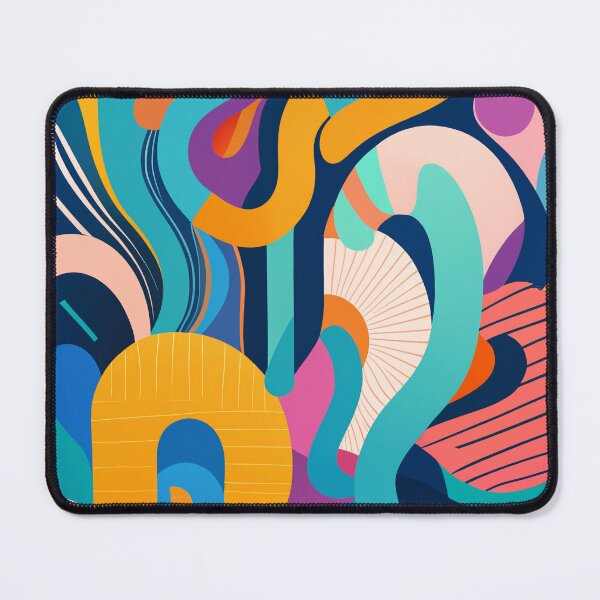 Item preview, Colorful Retro Inspired Squiggly Line designed and sold by Tamas Das.