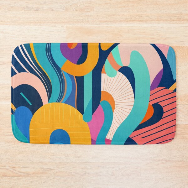 Item preview, Colorful Retro Inspired Squiggly Line designed and sold by Tamas Das.
