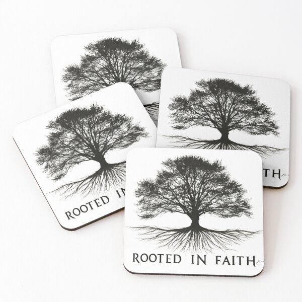 Item preview, "Rooted in faith Bible Verse.colossians 2: 6-7.. designed and sold by ChristianArt6.