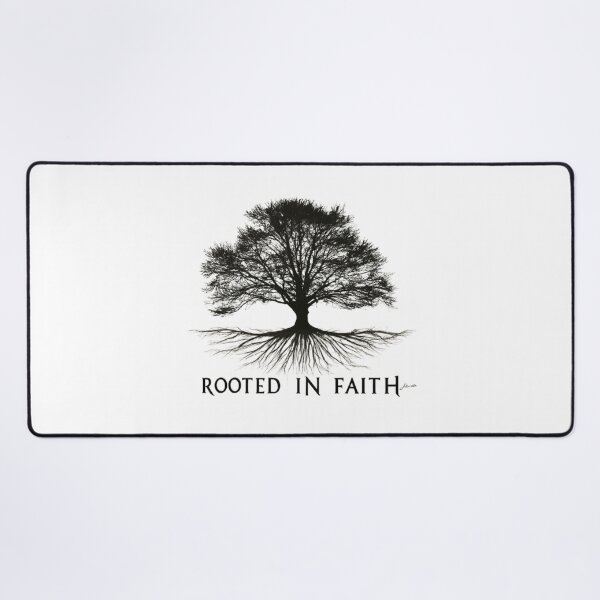 Item preview, "Rooted in faith Bible Verse.colossians 2: 6-7.. designed and sold by ChristianArt6.