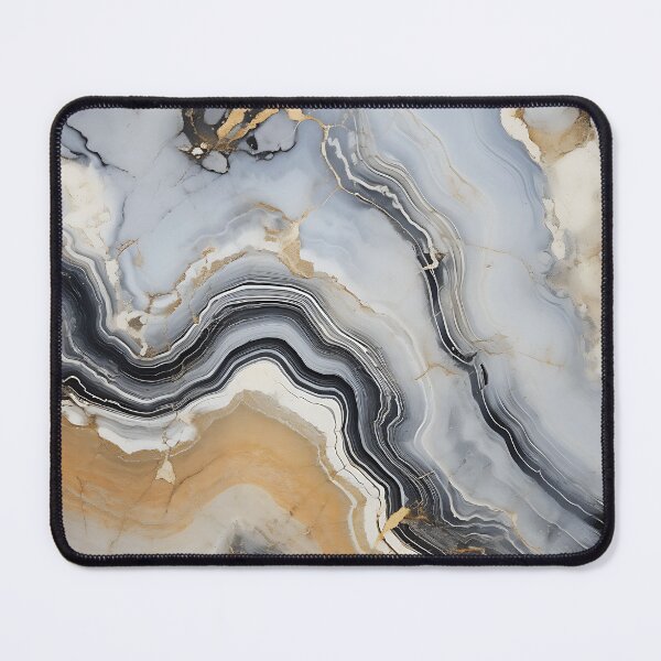 Item preview, Abstract Art Grey Beige Agate Design Nature Print  designed and sold by fluffstuffgifts.