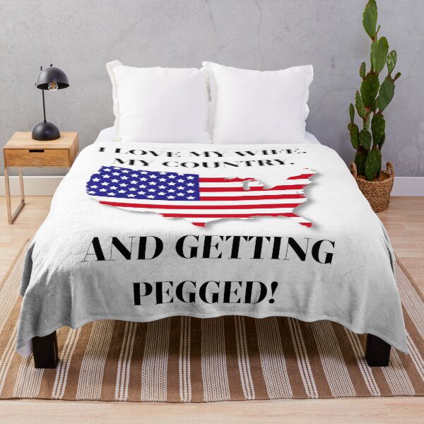 Item preview, I Love My Wife My Country And Getting Pegged designed and sold by leepye512.