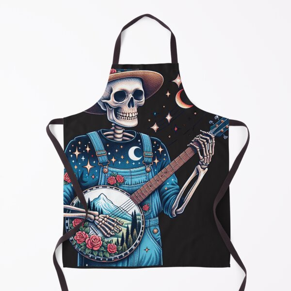 Item preview, Dead Skeleton on Red Roses Forest Mountain Banjo designed and sold by HippieFarms11.
