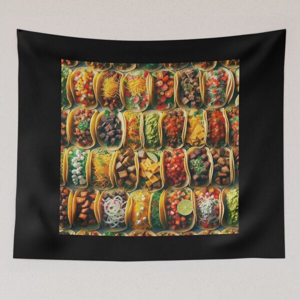Item preview, Taco Fiesta: A Symphony of Flavors designed and sold by LuxProCoolShirt.