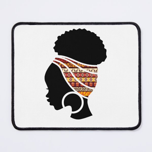 Item preview, Afro Woman with African Patten, Black History  designed and sold by Logiamerch.