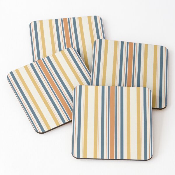 Item preview, Orange Denim Yellow Stripe Pattern designed and sold by junkydotcom.