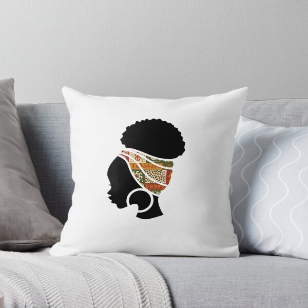 Item preview, Afro Woman with African Patten Symbols, Black History  designed and sold by Logiamerch.