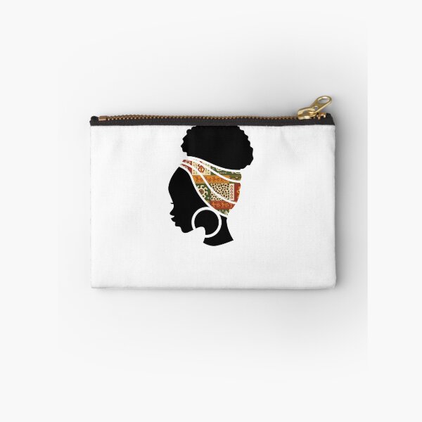 Item preview, Afro Woman with African Patten Symbols, Black History  designed and sold by Logiamerch.