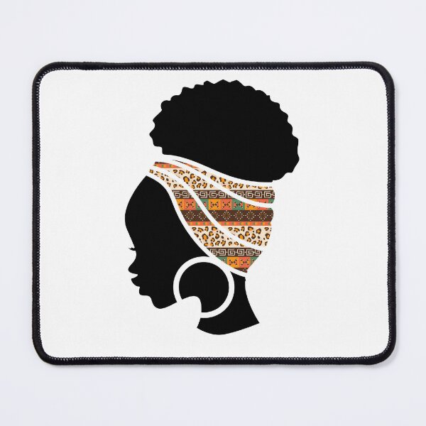 Item preview, Afro Woman with African Patten Symbols, Black History designed and sold by Logiamerch.
