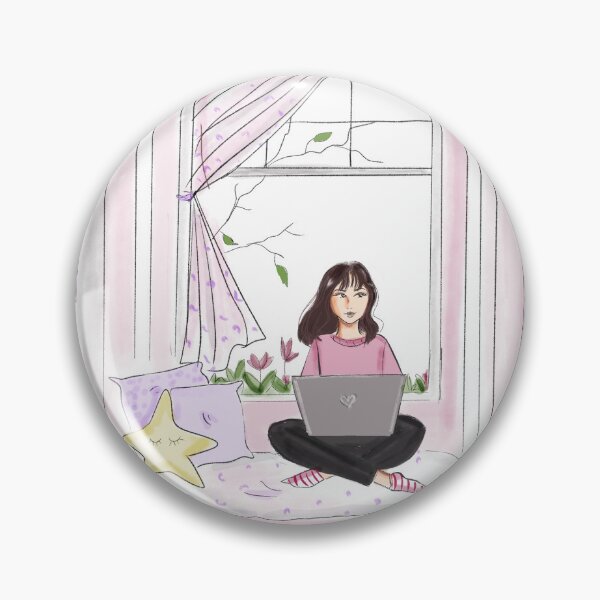 Artikelvorschau, Girly Pink, Modeskizze, Modeillustration, entworfen und verkauft von Meghaillustrat.