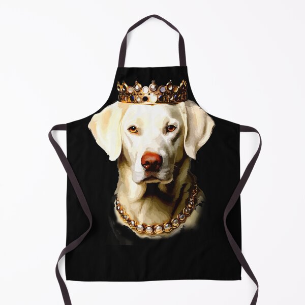 Item preview, Golden Dog with Crown designed and sold by VikArtStudio.