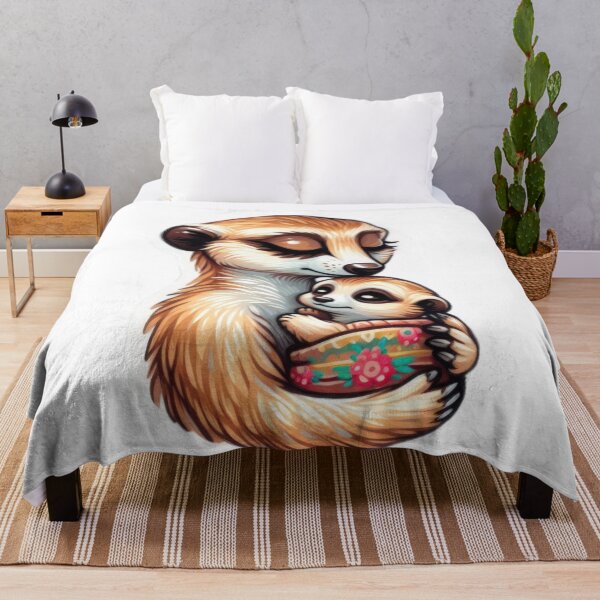 Item preview, meerkat mam Mothers Day Sticker designed and sold by Expressions-Sel.
