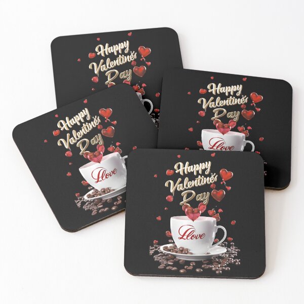 Item preview, Happy Valentine's Day Love lovely special morning with true love and fresh coffee designed and sold by Jt41.