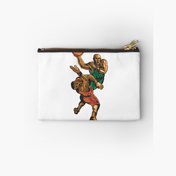 Item preview, Basketball Player Dunking Blocking Retro designed and sold by retrovectors.
