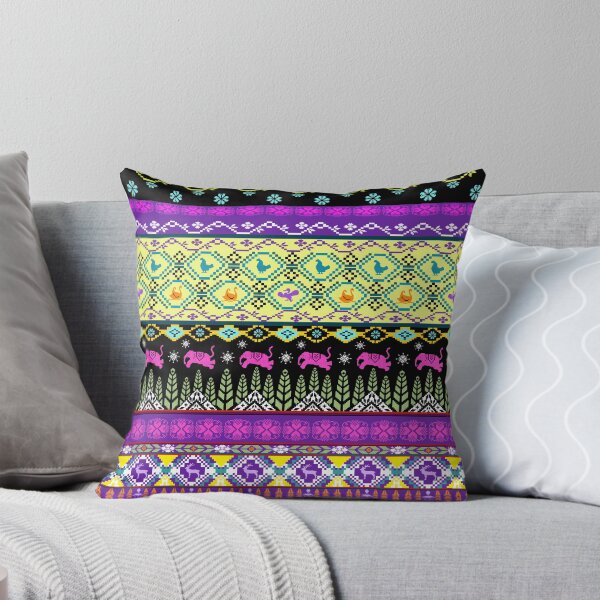 Item preview, Cross stitch work ethnic pattern Pixel designed and sold by Chattakan.