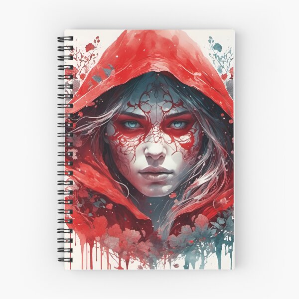 Item preview, Red riding hood in decor painting  designed and sold by WildflowersAI.