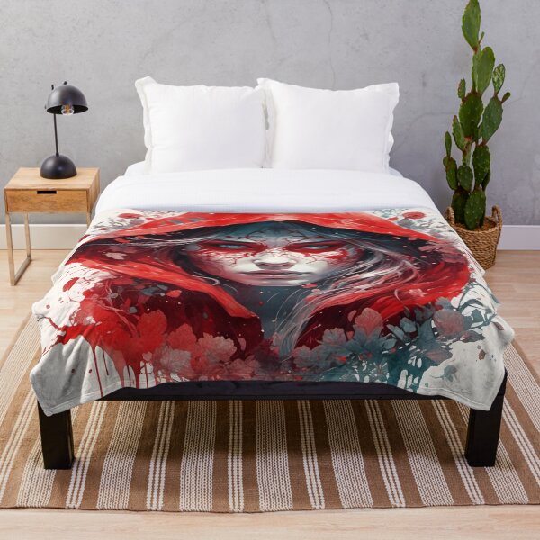 Aperçu de l'œuvre Chaperon rouge en tableau décor créée et vendue par WildflowersAI.